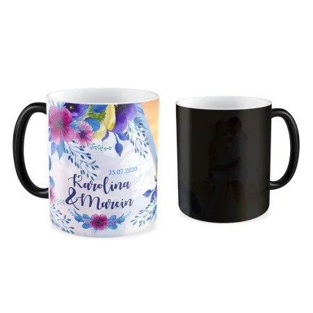 FOTO Kubek magiczny 330ml ŚLUBNY